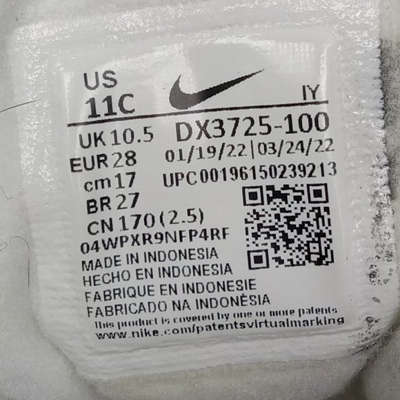 Nike Air Griffey Max 1 DX3725-100 Ken Griffey Jr Size 11C Youth - Picture 9 of 13